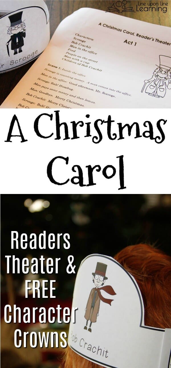Improve reading skills with a Christmas Carol Readers Theater, or just practice gaining familiarity with a great classic story. FREE Christmas Carol Characters' crowns available! Improve reading skills with a Christmas Carol Readers Theater, or just practice gaining familiarity with a great classic story. FREE Christmas Carol Characters' crowns available!